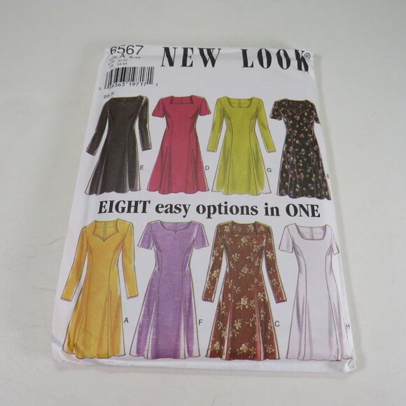 NEW LOOK 6567 Clothing Pattern Dress size 6-16 UNCUT - Picture 1 of 8